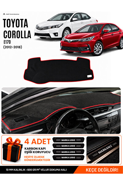e-biz Toyota Corolla E170 (2012-2018) Compatible Dashboard Cover, Dashboard C...