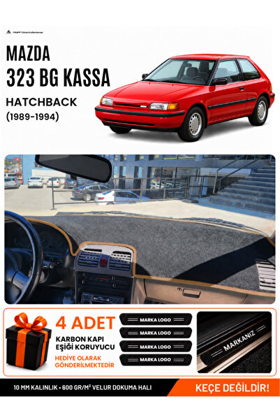e-biz Mazda 323 Hatchback Bg Kasa (1991-1995) Compatible Dashboard Cover - Bl...