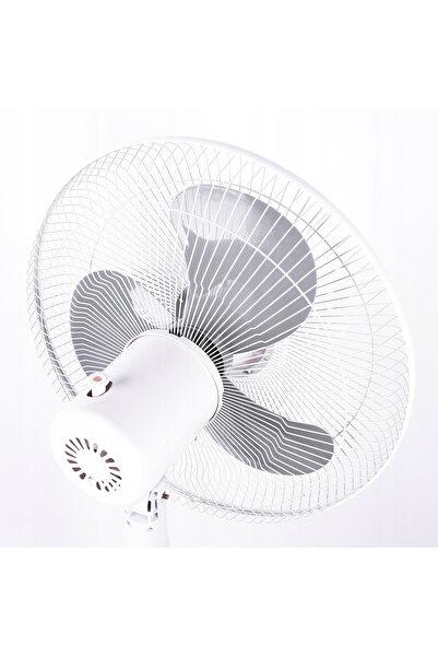 AGA Ventilator de podea 40cm Alb PUTERNIC SILENȚIOS EFICIENT