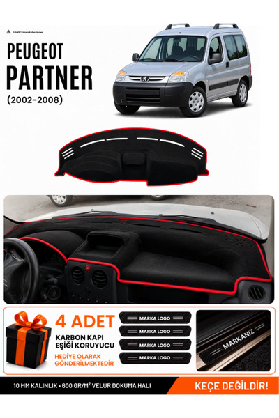 e-biz Peugeot Partner (2002-2008) Compatible Glove Box Cover, Glove Box Case ...
