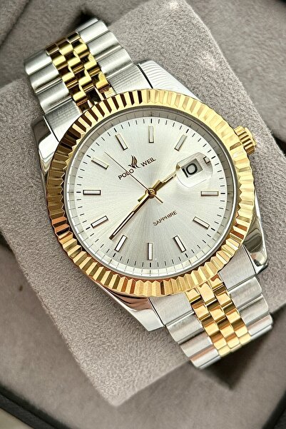 Polo Weil Pl003M Men's Wristwatch with Steel Strap