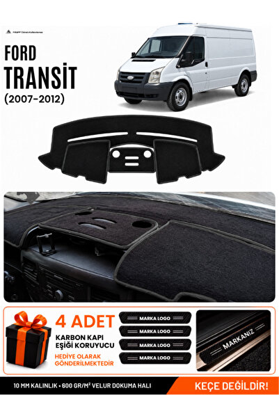 e-biz Ford Transit (2007-2012) Compatible Glove Box Protection, Glove Box Cov...