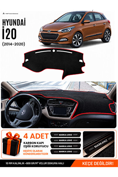 e-biz Hyundai̇ İ20 (2014-2020) Compatible Glove Box Cover, Glove Box Case - B...