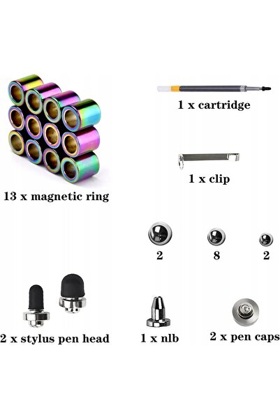NO BRAND Pix magnetic școlar, de birou, jucărie, cadou universal unisex