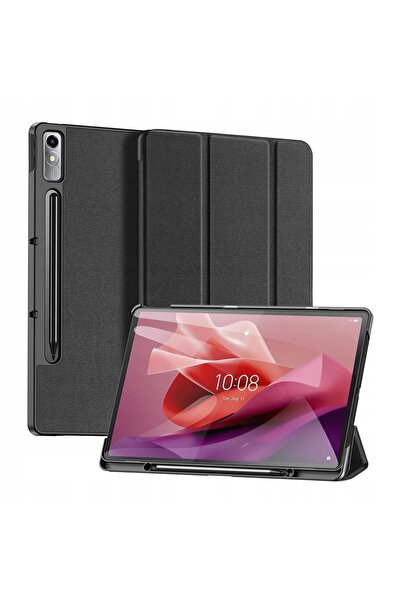 Dux Ducis Husă pliabilă neagră tip flip cover pentru Lenovo Tab P12