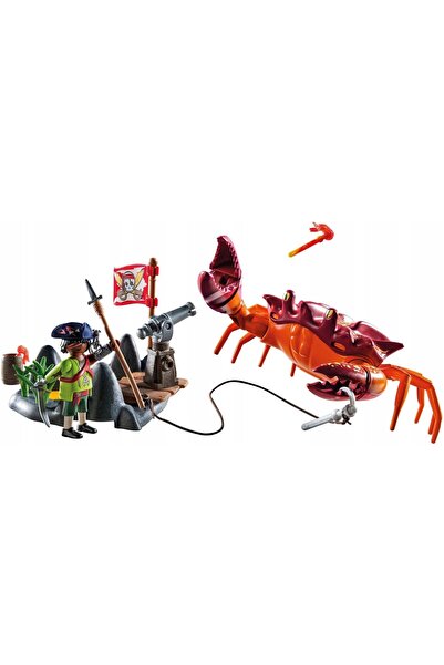 Playmobil Pirații 71532 se luptă cu un crab gigant