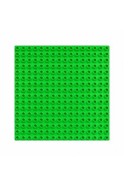 OyuncaklarÜlkesi Lego Büyük Parça Duplo Uyumlu Blok Brick Yeşil 15x15 Nokta 2...