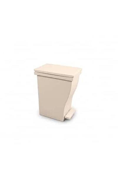 GENERAL Aesthetic Plastic Trash Can with Pedal and Modern Minimalist Design (...