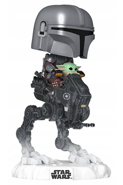 Funko FIGURINĂ POP STAR WARS Mandalorian și Grogu - Imperial At-Rt 837