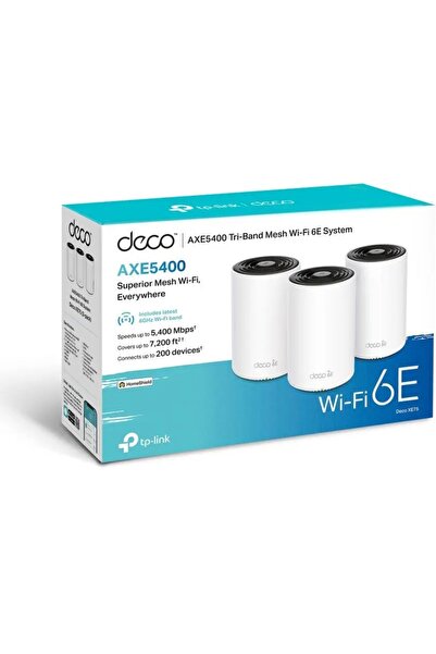 TP-LINK Deco XE75 Mesh WiFi (5400Mb/s a/b/g/n/ac/ax) 3xAP