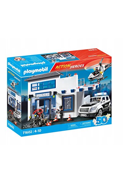 Playmobil ACTION HEROES 71602 Set secție de poliție pentru copii +4 ani