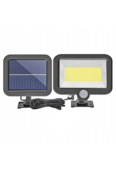 NO BRAND Lampă solară halogen cu senzor de mișcare și apus.