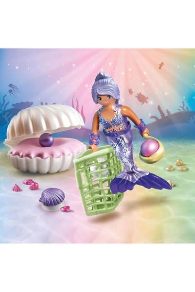 Playmobil PRINCESS MAGIC 71502 Sirenă cu scoică de perlă set +4 ani