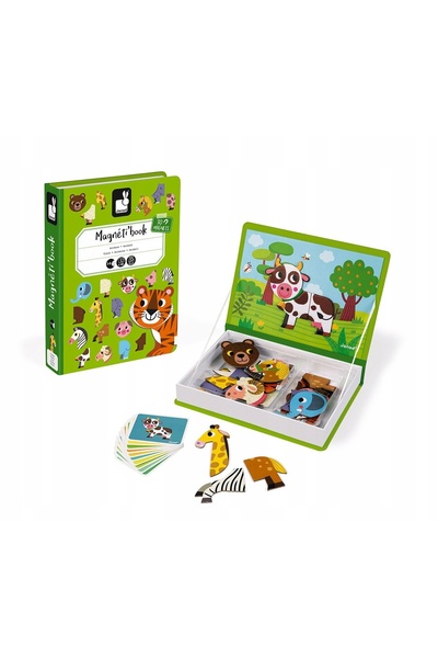 Janod Puzzle magnetic Magnetibook Animale