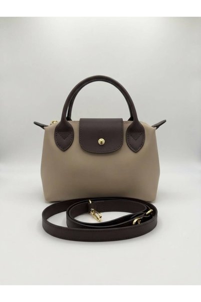 Satuna Women's Shoulder Bag with Handle and Strap - Handheld Form 15X25 cm