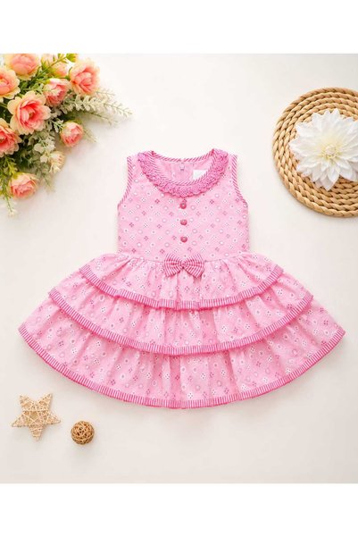 Daddy's Angel Girls Party Dress Cotton Soft for Birthday, Princess Special Occasion