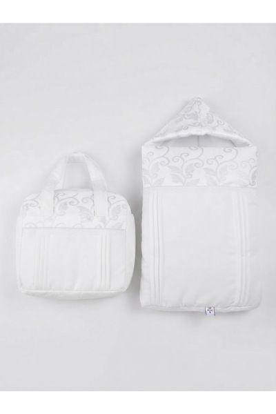 Generic Brand L uxury 2-Piece Newborn Floral Baby Sleeping Bag & Matching Dia...