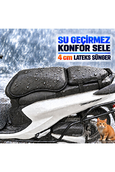 Hard Guard Arora Bos 125 Comfort Saddle Waterproof, Form Preserving 4 cm Late...