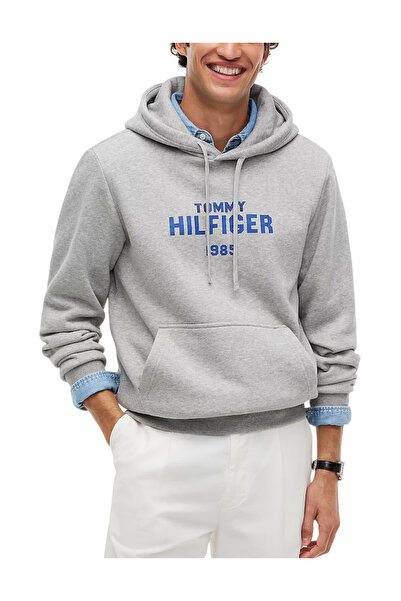 Tommy Hilfiger Ανδρικό Φούτερ Γκρι MW0MW44937-P01