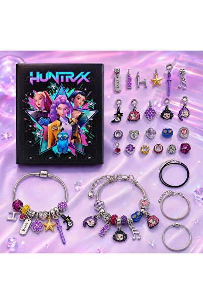 miraza Calendar Advent K-Pop Demon Hunters pentru Fete, Set Bijuterii cu 24 P...