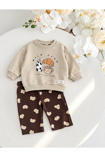 Milk Club Premium %100 Pamuklu Unisex Bebek/Çocuk Takımı