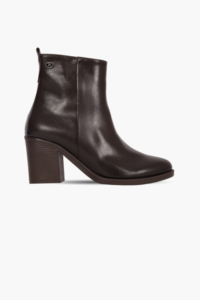 Lal Shoes & Bags Camelia Women's Stitched Detailed Side Zipper Heeled Boots B...
