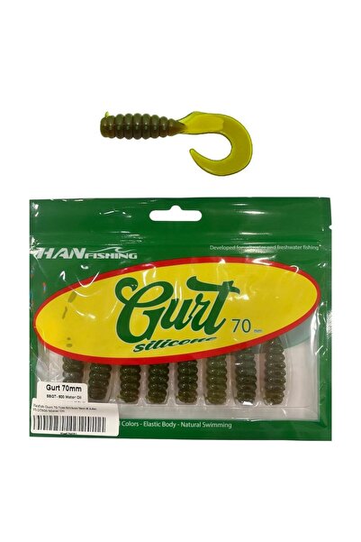 Hanfish Gurt 70 7cm Silikon Yem 8 Adet SBGT600 Motor Oil