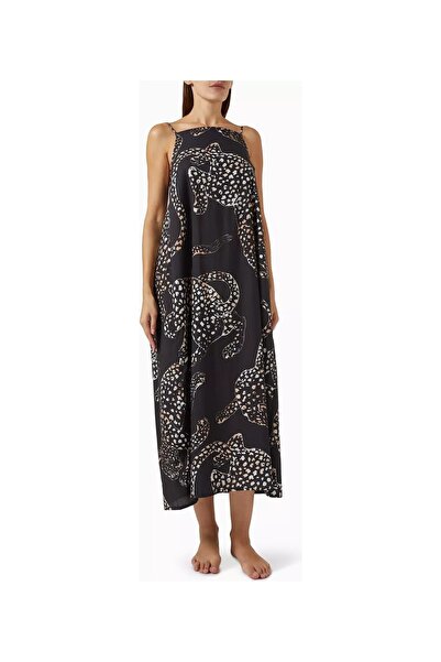 Desmond The Jag Women's Luxury Organic Cotton Nightgown with Jag Pattern Squa...