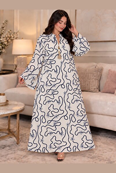 Generic Brand Luxury Women's Jalabiya Fl700 - Stylish Embroidered Design - Si...