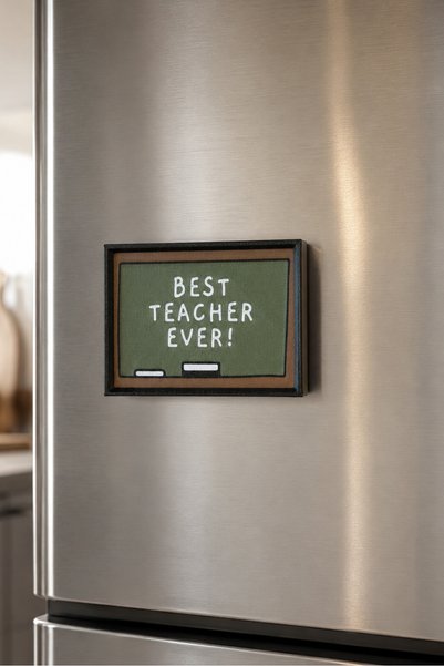 sin istanbul "Best Teacher Ever" Buzdolabı Magneti