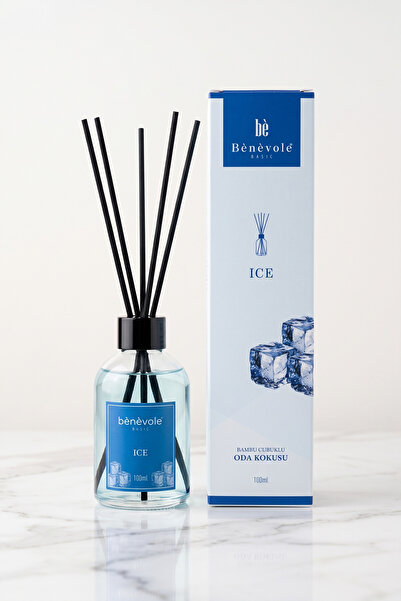 Ice Bambu Çubuklu Oda Kokusu 100 ml | Yeşil Elma, Yaz Ferahlığı - Buz Tazeliği