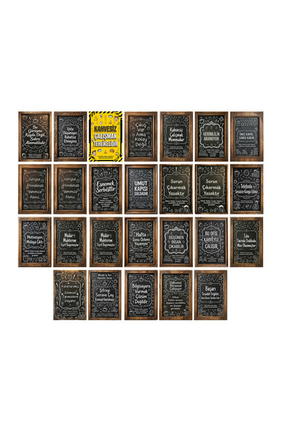 TELLGRAF Humorous Office Themed Postcard Set (10X15 cm 26 Pieces)