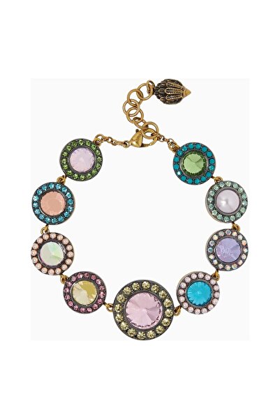 Kurt Geiger Octavia Bracelet, Elegant Bracelet with Pastel Crystal and Pearl ...