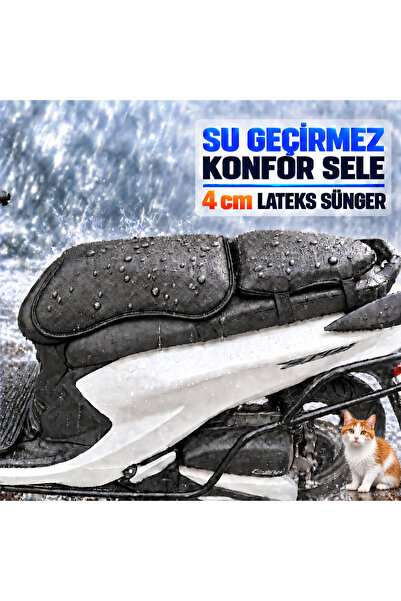 Hard Guard سرج أورورا CRV 125 كومفورت مقاوم للماء، 4 سم من اللاتكس لحماية الش...