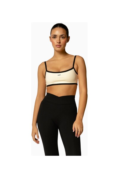 437g 437 the Micro Bra Teddy Cream Micro Sports Bra