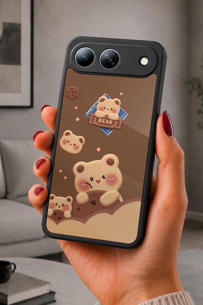 TECNO Spark 40 5g Compatible Printed, Matte Black, Soft Silicone, Protective,...