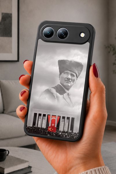 TECNO Spark 40 5g Compatible Printed, Matte Black, Soft Silicone, Protective,...