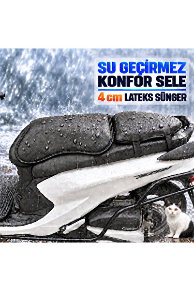 Hard Guard سرج مريح من نوع SYM Maxsym 600i ABS مقاوم للماء، يحافظ على شكله، 4...