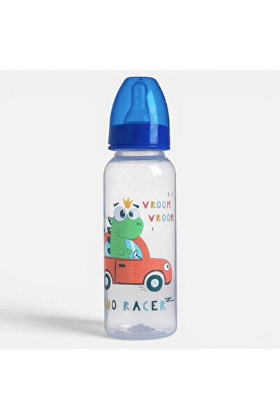 CATIANO Biberon din Plastic cu Tetina din Silicon & Model Dinozaur 250ml 0M+