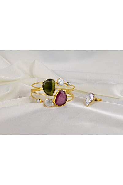 ZEENA Ruby Bracelet Set
