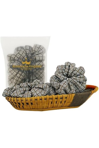 Accessorize Kingdom Premium Hair Scrunchie for Women| Scrunchies for Girls | ...