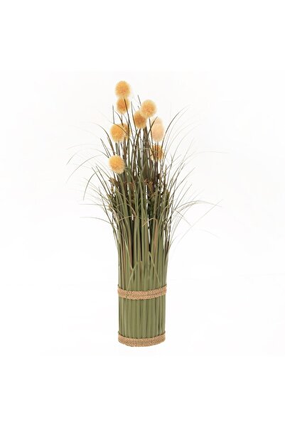 CATIANO Ghiveci Decorativ cu Flori Uscate & Iarba Ø9x50cm