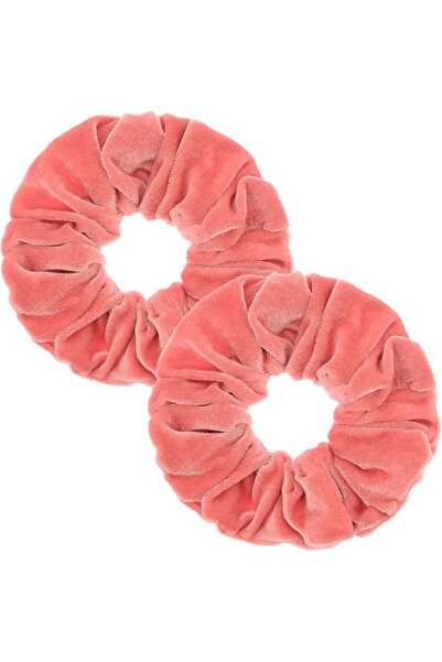 PIDOUDOU 2 Pcs Large Size White Color Scrunchies for Women Hair Elastic Bands