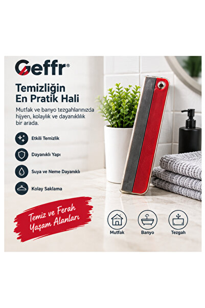 Mini Mutfak Tezgah Üstü Silecek (Askı Hediyeli) Cam Sileceği Çekpas Çekçek Banyo Sileceği