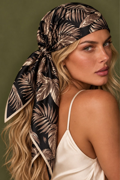 Albie Women's Bandana Printed Stylish Bandana Suitable for Daily Use 65X65 cm