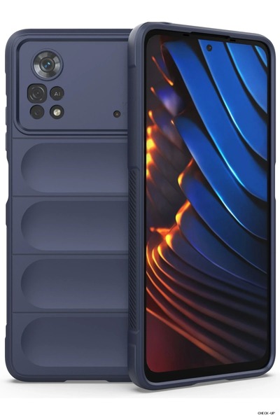 New Face حافظة سيليكون أوبتيموم من SVL-SHOP لهاتف Poco X4 Pro 5G (01614) - أز...
