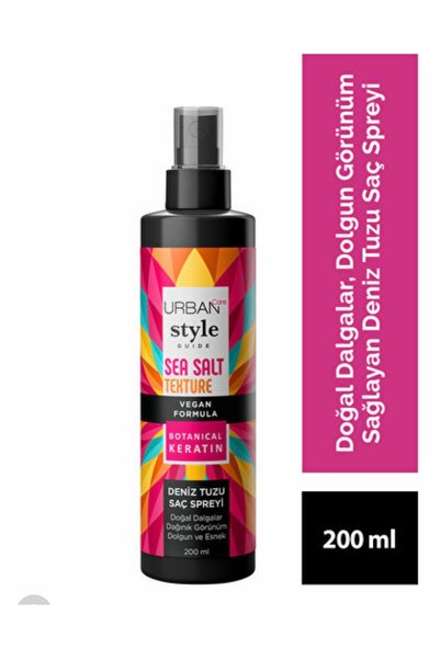 Deniz Tuzu Saç Spreyi 200 ML Doğal Dalgalar ve Dolgun Görünüm Sağlayan Vegan Formül