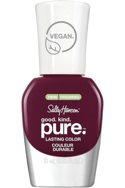Sally Hansen جيد. لطيف. طلاء أظافر نباتي بالكامل، مستوحى من زهرة الفاوانيا، ق...