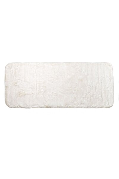 CATIANO Covoras Decorativ din Imitatie de Blana Rabbit Off White pentru Hol 1...