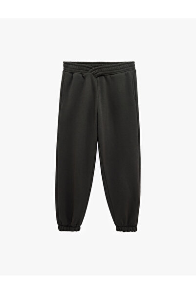 Koton Three-Threaded, Elastic Waist, Pocketed, Comfortable Fit Jogger Sweatpants